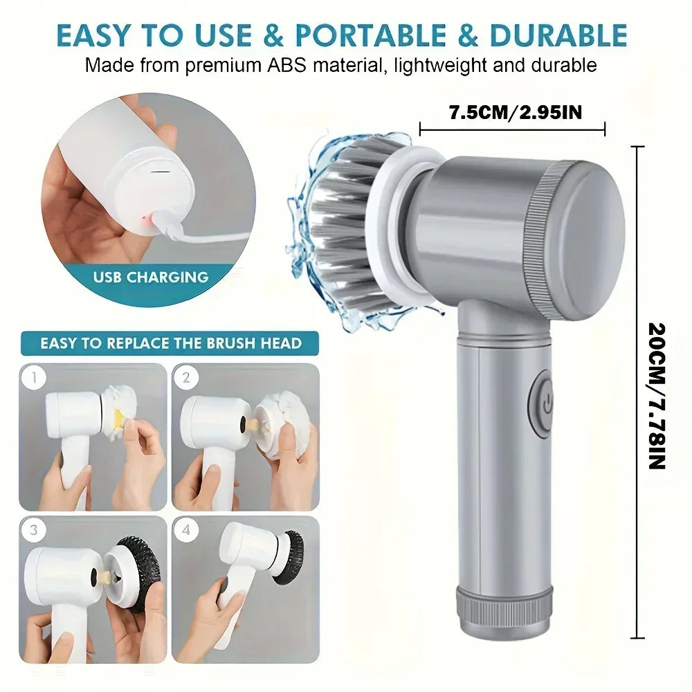 LUMEN™ 5 az 1-ben Elektromos Tisztítókefe