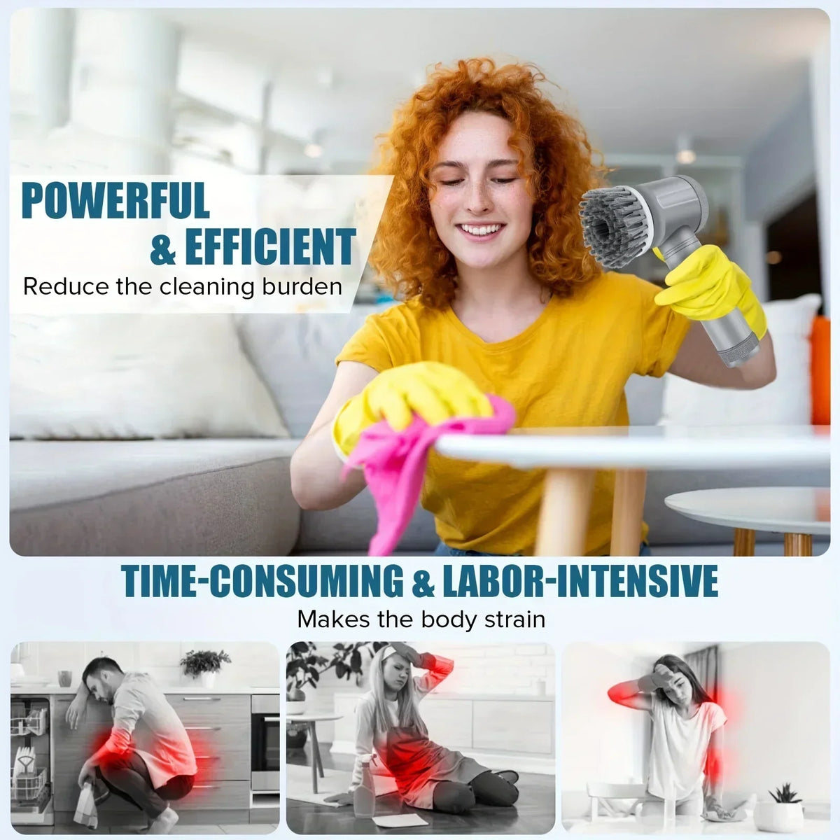 LUMEN™ 5 az 1-ben Elektromos Tisztítókefe