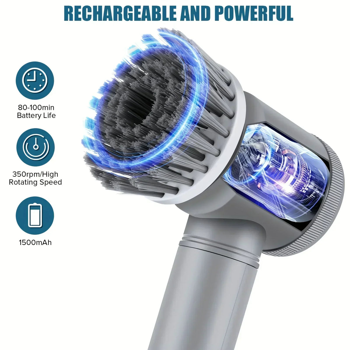 LUMEN™ 5 az 1-ben Elektromos Tisztítókefe